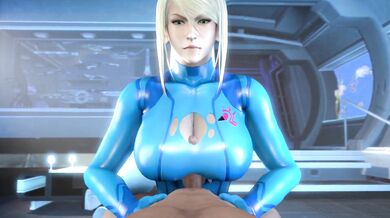 Gazing into Samus' Glorious Tits through her Armor's Peep Hole