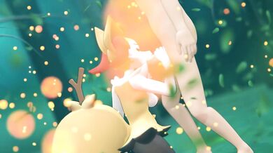 Hey there, highwizard! Do you want to see me, a busty and curvy blonde, tame and fuck the hell out of your wild Braixen?