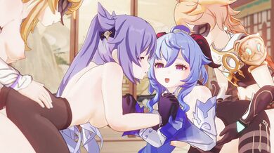 4K Ultra HD Hentai Anime featuring Aline & Ganyu