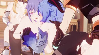 4K Ultra HD Hentai Anime featuring Aline & Ganyu