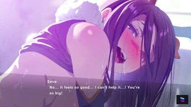 A Sexy Reindeer Called Seira with Big Titties and a Fat Ass Rides Her Sleigh while Playing with Herself in the Snow