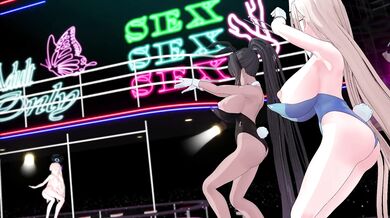 Asuna and Karin's steamy bunny dance in glasses goes viral!