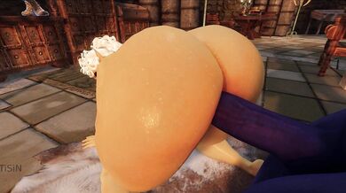 Elfin Darkness: Futanari Elf's Bountiful Booty Taken by High Elf