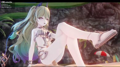 A XXX video featuring a sexy twin playing with herself, their mirror image reflection and the curvature of spacetime in the Möbius strip.