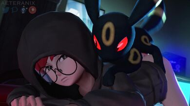 Watch as the sexy Umbreon gets off on satisfying her mistress Penny's needs, in this sensual SFM animation from Aetrix.