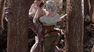 Ciri and the Ghoul's Debauched Encounter [Callmehaymaker] [Ultra HD]