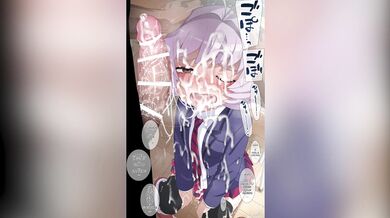 Blowing Mizumizuni's Load on Osana Najimi's Face