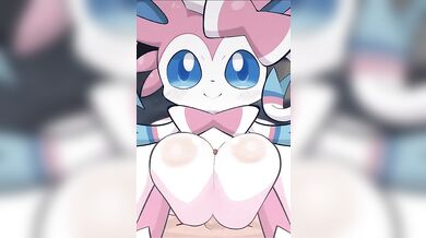 Tentacle Fucked by the Sylveon Snake Monster