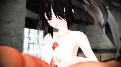 Tokisaki Kurumi Pussy Pumping: Sanohito's MMD Masterpiece