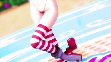 Aria Kanzaki's Tragic Love Life with Shimakaze in the Sexy Port of Deep Blue Town