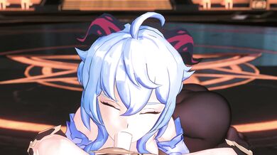 Ganyu's Blowjob Adventures Featuring Aline [Explicit]