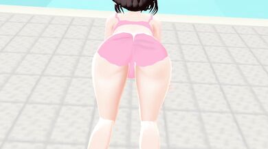 Bouncy Boobies on the Beach: Toyota Nono's Hot Hentai Adventure