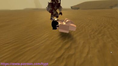 Deserted in the sand with Shinobu