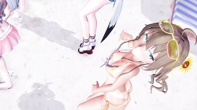 Hentai MILF gets fucked by a horny demon while her daughter watches in disbelief!