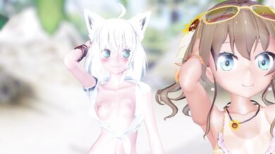 Hentai MILF gets fucked by a horny demon while her daughter watches in disbelief!