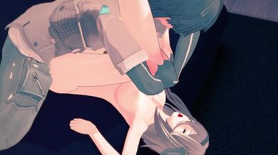 Snow Blowjob: Haru's Legs Go Up on Assistant's Shoulder as Camera Zooms In