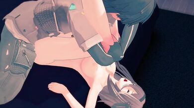 Snow Blowjob: Haru's Legs Go Up on Assistant's Shoulder as Camera Zooms In