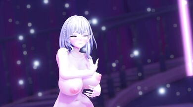 For*ced to Orgasm by the Dark Elf, Noel KUROMARU's Nude SEXdance Pleasure in Blue