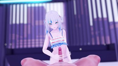 Pussy Lickin' and Dick Suckin' in a Love Hotel: HMV's 'Gawr Gura' Swimsuit Edition!