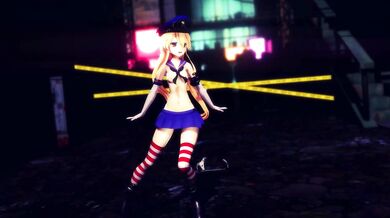 Dark Temptation: Shimakaze's Forbidden Ocean Voyage [Hamselvish MMD]