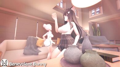My Naughty Neko Gets Sexual Pleasure from Benevolent Bunny Treats