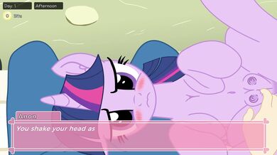 Taking the Ride with Twilight Sparkle: A Pony Waifu Simulation