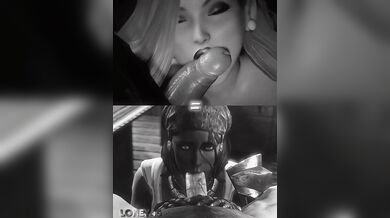 Ink-stained Fap Fest: Jessica vs. Isabela in a Masturbatory Showdown