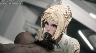 Commander Black Fellates Human Test Subjects in Bouquetman Research