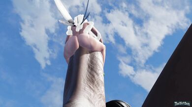 Tinkerbell's Wet Pussy Gets Edged by Squirting Pharah in the Dirty Den!