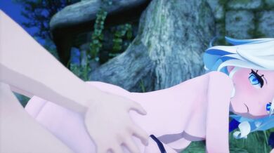 Watch as Aether and Jean fuck while Furina sucks on their cocks, in this hot porn scene.