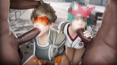 Uncensored Fuck Fest: Kiriko and Tracer Get Blacked by Aphy3D