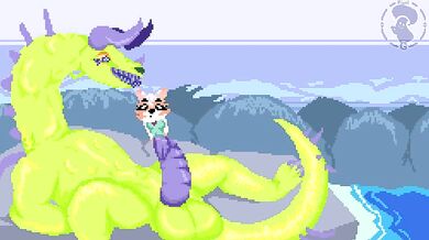 Pixeled Penis Consumption