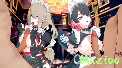 Ellen and Rina's Hot Lesbian Encounter