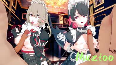 Ellen and Rina's Hot Lesbian Encounter