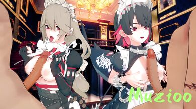 Ellen and Rina's Hot Lesbian Encounter