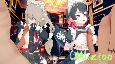 Ellen and Rina's Hot Lesbian Encounter