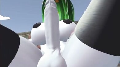 Horny cock devouring in kiwiplaysvr's fantasy world