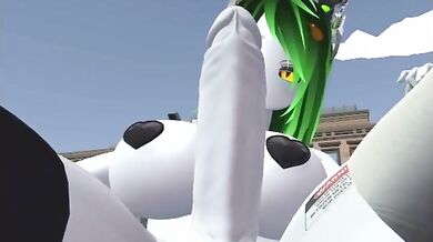 Horny cock devouring in kiwiplaysvr's fantasy world