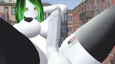 Horny cock devouring in kiwiplaysvr's fantasy world