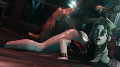 Aerith's Captivating Gangbang with Red XIII & Blueberg