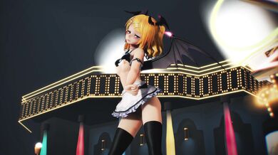 'Kagamine Rin Dances With Apple Pie (000MMD)'