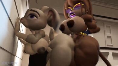 Massive Futanari Judy's Filthy Throatfuck