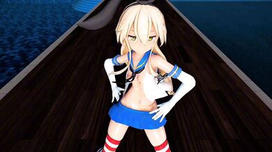 Wife Banged Hard in Marriage Bed by Shimakaze [MMD R18] GenesisMMD