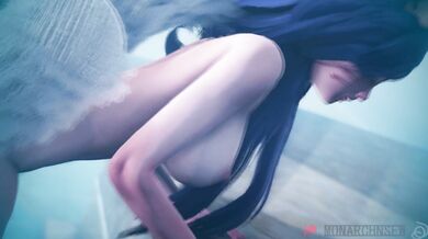 - Ahri's Hot and Heavy Reverse Cowgirl Ride