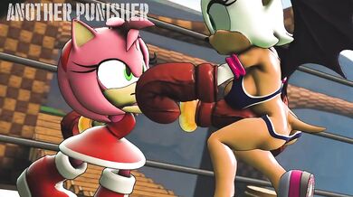 Amy versus Rouge Foxy Boxing (Ryona): The Ultimate Hentai Fighter Match!
