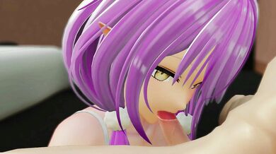 Lamy's Sweet Cream: A Hololive Hentai Vtuber MMD 3D Pink Hair Blowjob and Creampie Adventure