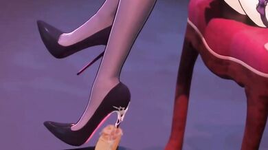 Femdom Goddess Controls Her Submissive Slave with High Heels [Femdom68]
