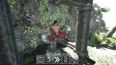 [4K] BITS: Fucking a Stone Statue