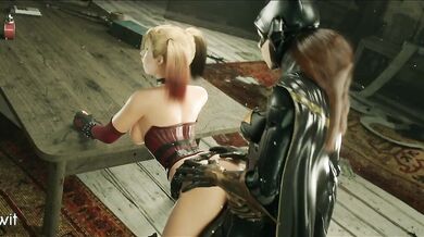 Harley's Futa Transformation & Batgirl's Lesbian Love Affair