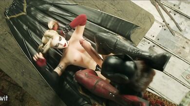 Harley's Futa Transformation & Batgirl's Lesbian Love Affair